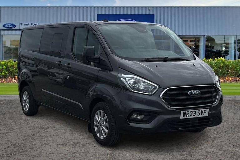 2023 Ford Transit Custom 320 Limited AUTO L2 LWB Double Cab In Van FWD 2.0 EcoBlue 170ps Low Roof...