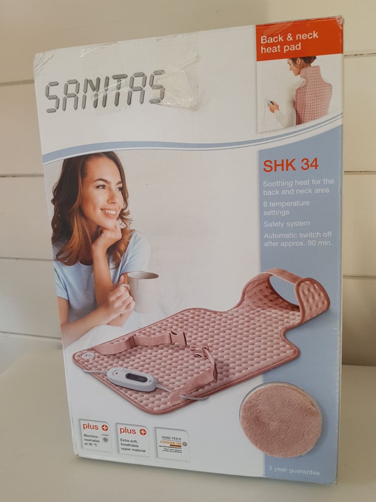 image for Sanitas Back & Neck Heat Pad - Ideal for cold winter days.