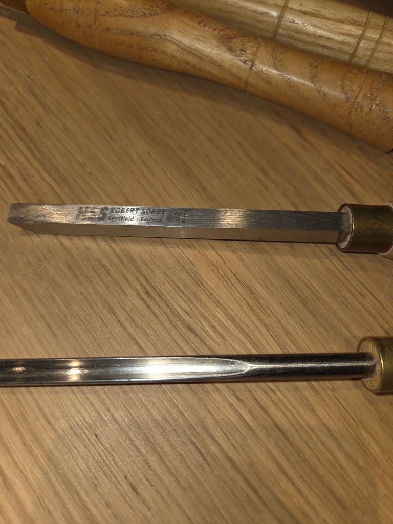 Robert sorby micro  woodturning chisels lathe wood turning