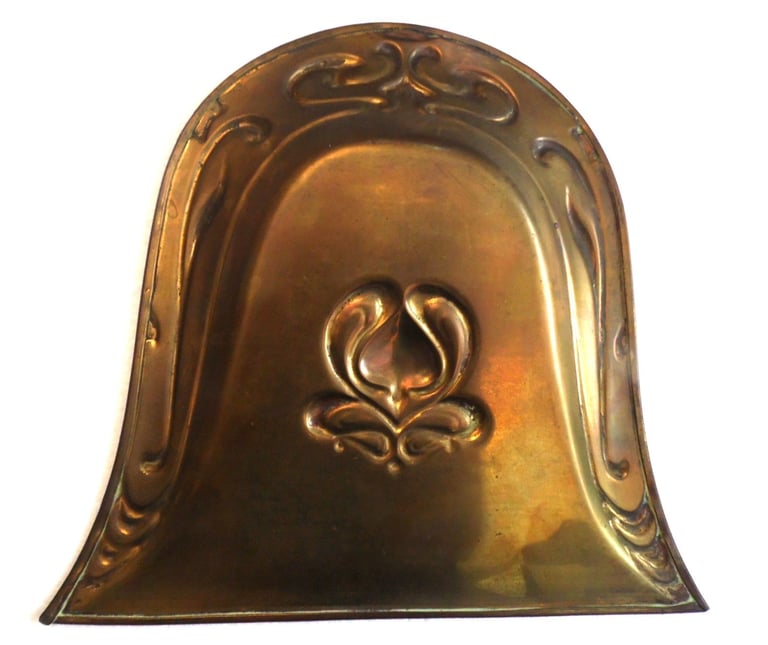 Vintage Pressed Brass Crumb Tray