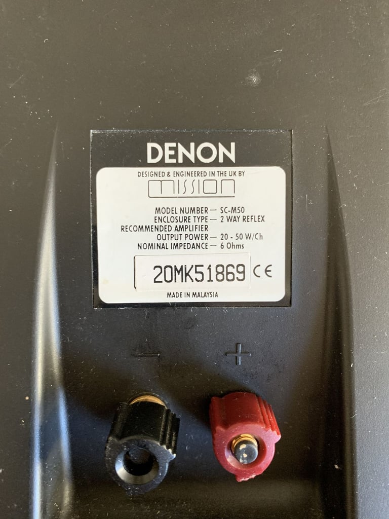 Pair of Denon Speakers 