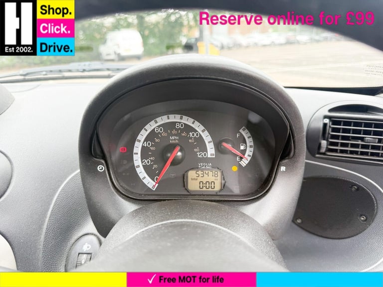 2003 Fiat Seicento 1.1 Sporting 3dr HATCHBACK Petrol Manual