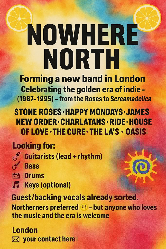New covers band seeking drummer and lead guitar