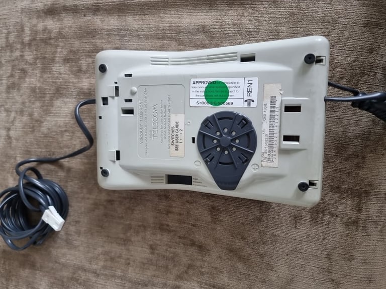 BT British Telecom Viscount Landline Phone 1980s Vintage