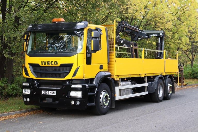IVECO STRALIS 310 ATLAS 129.3 BRICK CRANE DROPSIDE (2016)