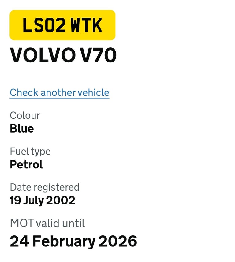 Volvo, V70, Estate, 2002, Other, 2435 (cc), 5 doors