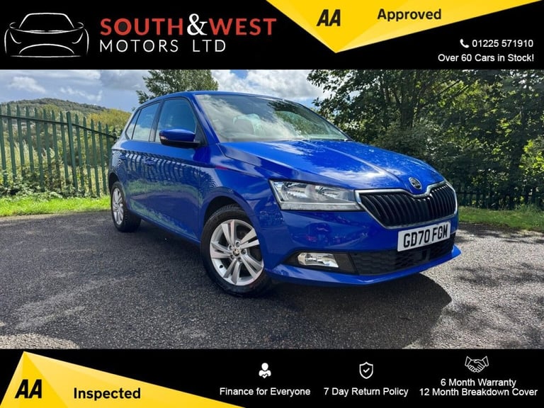2021 Skoda Fabia 1.0 SE Hatchback 5dr Petrol Manual Euro 6 (s/s) (60 ps) Hatchback Petrol Manual
