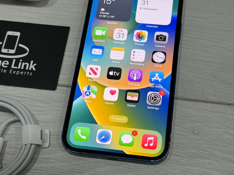 📱 Blue Apple iPhone 12 64GB Unlocked All Networks + Warranty 🍎 - P1168