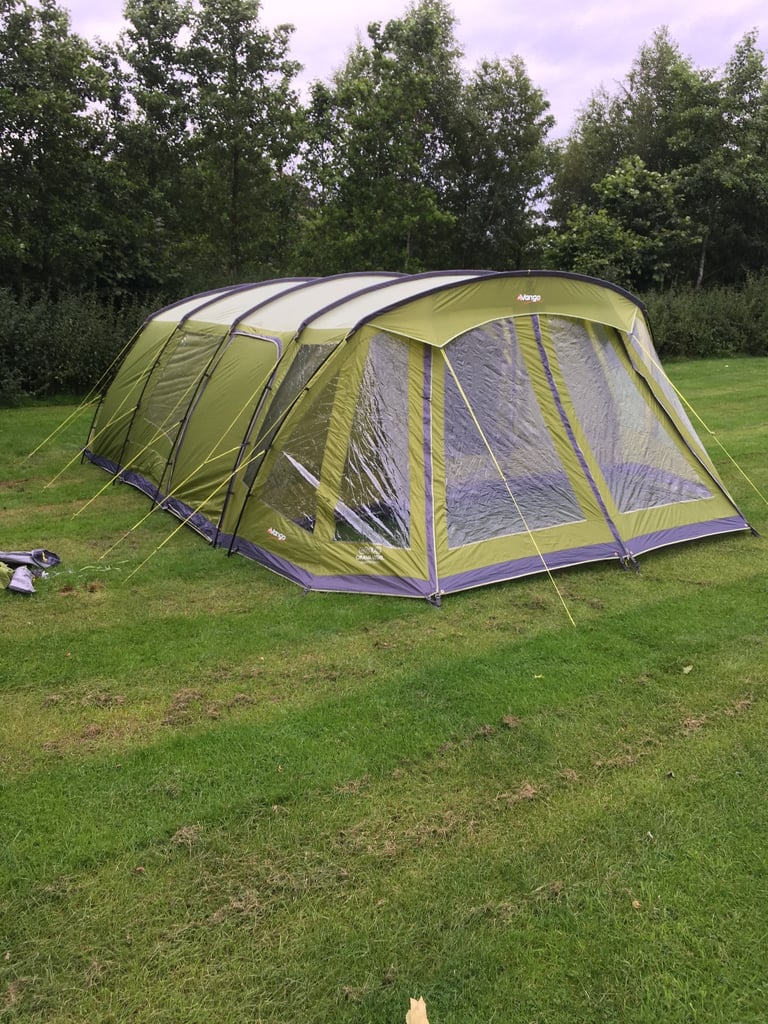Vango Orava 600XL 6-Person Tent with Footprint, Ground Sheet, and Carpet