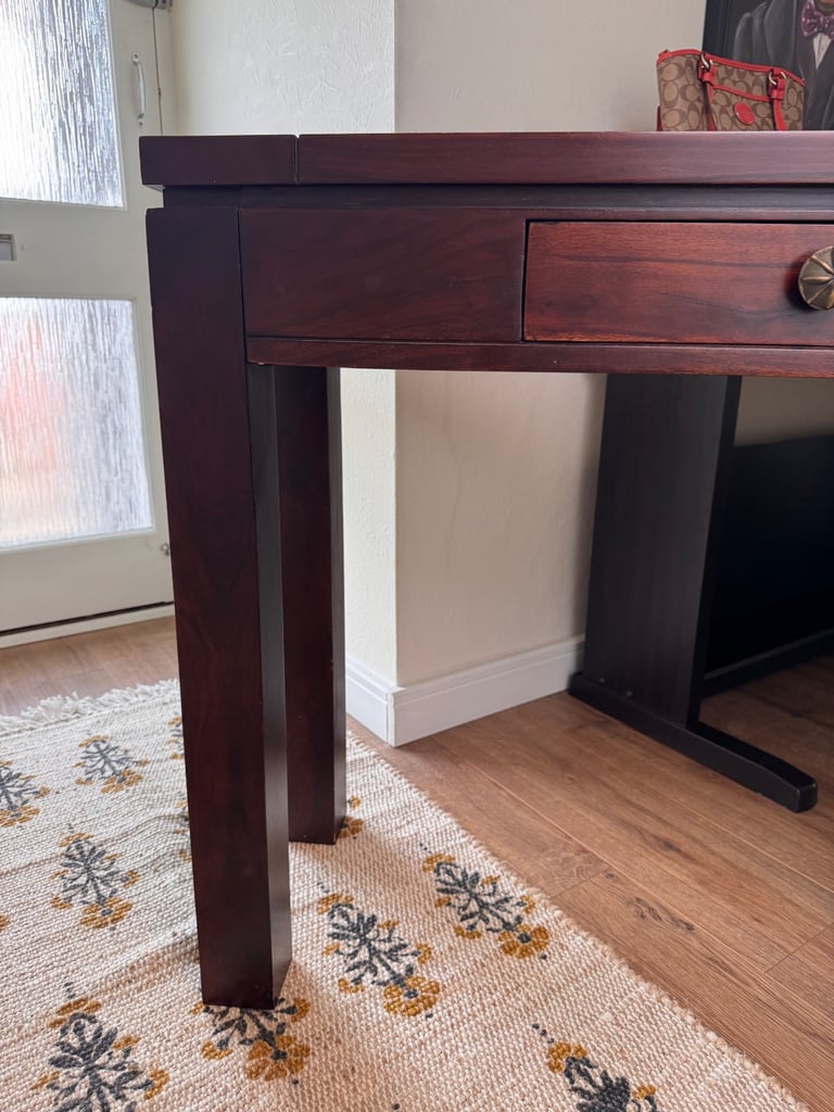 Side Console Table Solid Teak