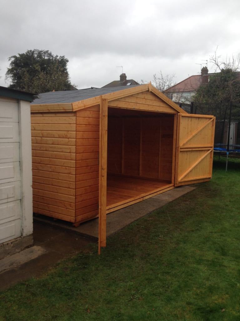 K&d bespoke sheds Ltd 12x12 apex 