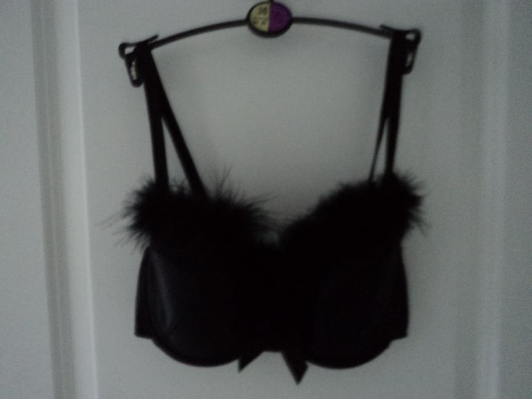 Brand new black 'Christmas' style bra.