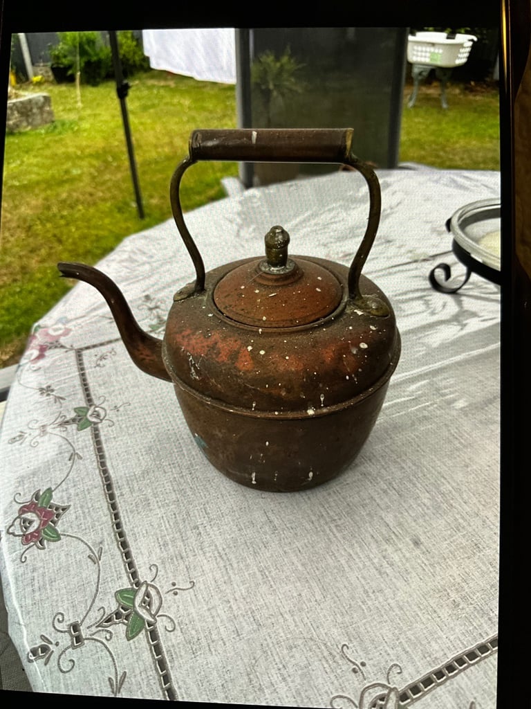 Vintage Copper Kettle 