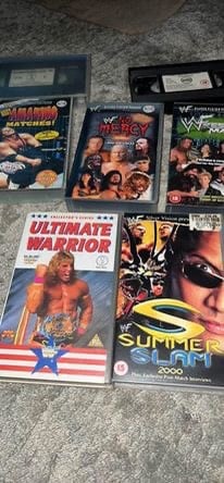 WWF VHS videos 