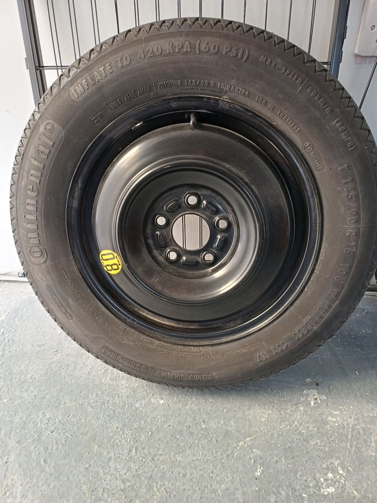 5 spoke space saver wheel Tyre