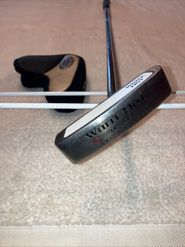 image for Odyssey White Hot #2 Centre Shafted Putter 35 Inch Steel Shaft Odyssey Grip Head Cover 