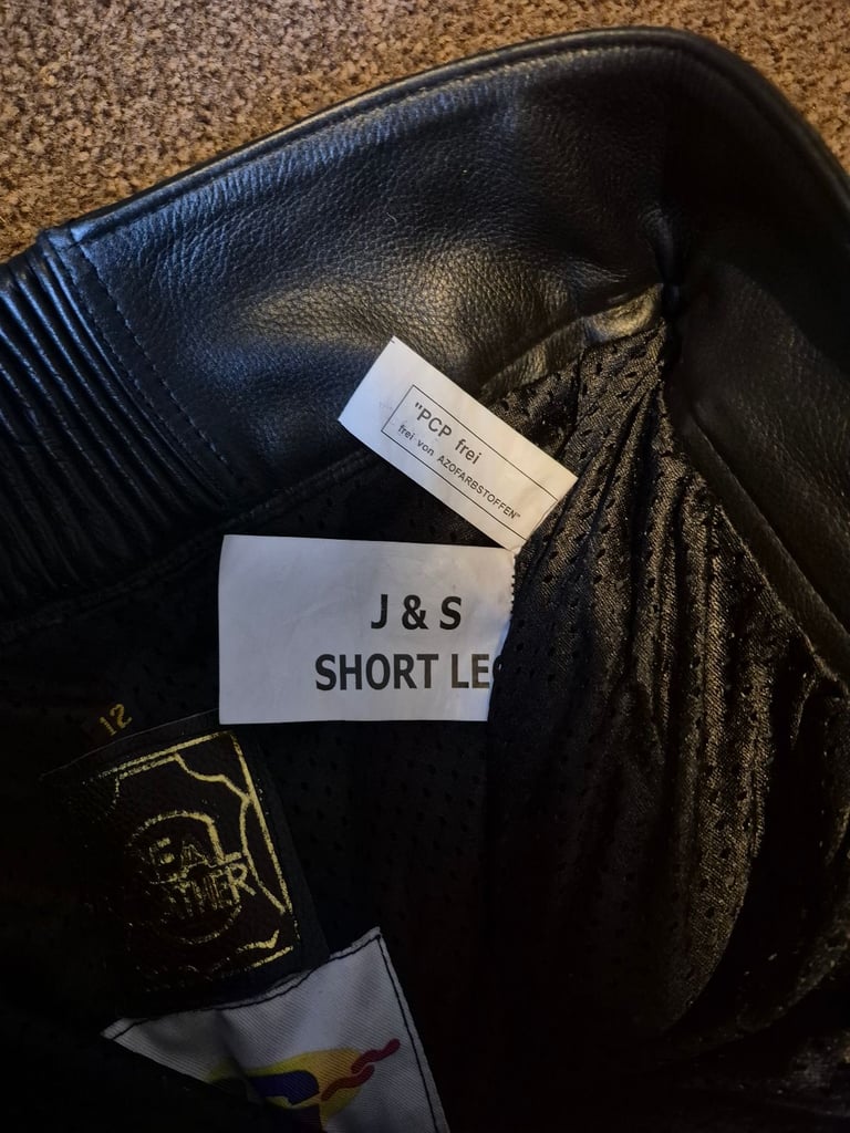 J&R Bike leather trousers 
