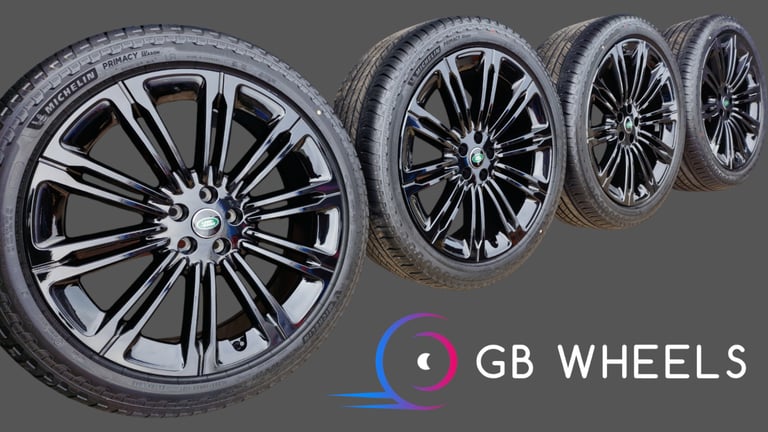 Genuine Range Rover 23" Style 1075 Alloy wheels Sport Vogue L460 L461 Black