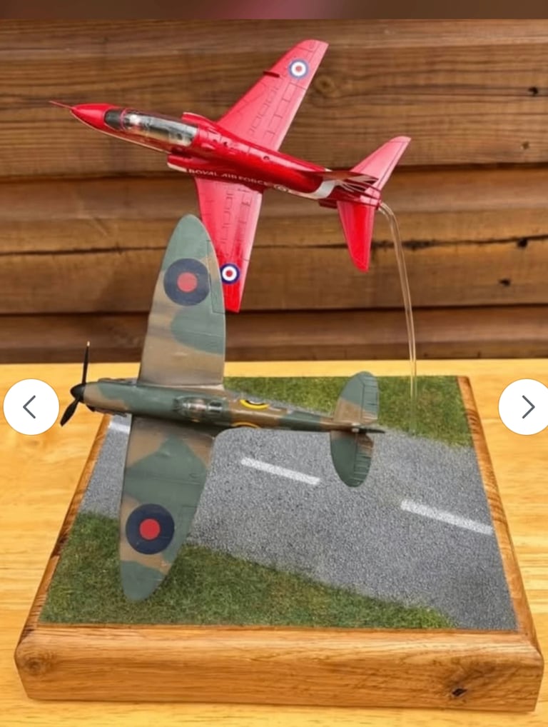 Handmade Model Aircraft Dioramas (prices in description)