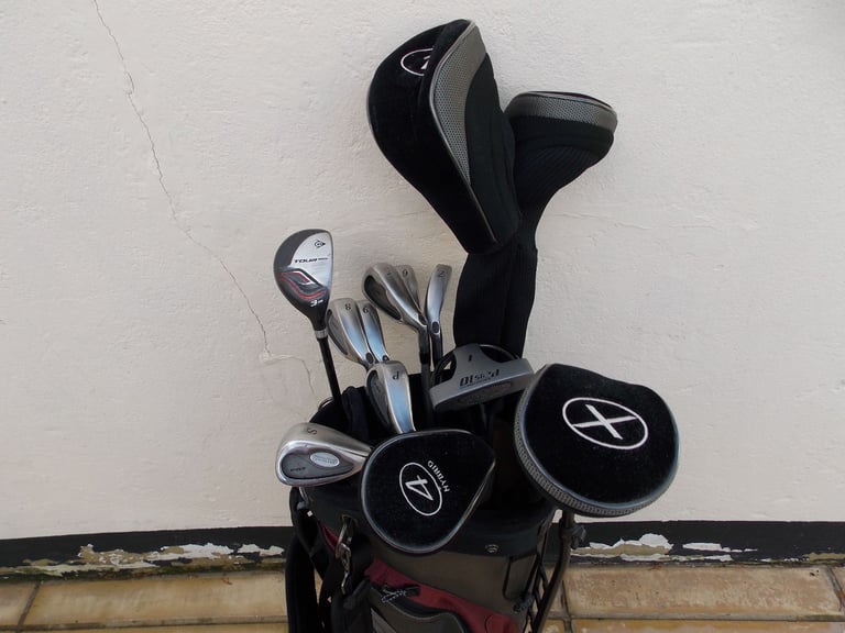 Mens Right Handed Intech Fireline Golf Club Set + Bag