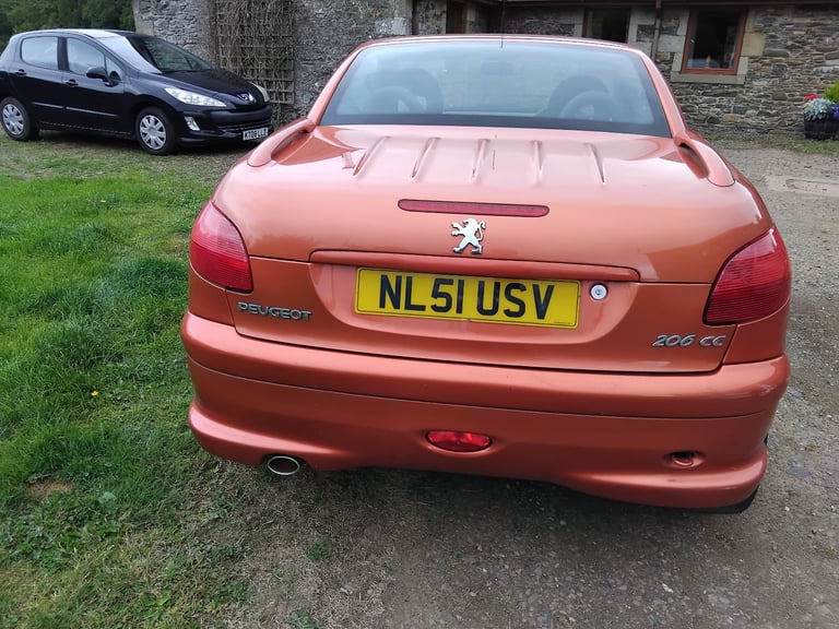 Peugeot, 206, Convertible, 2001, Manual, 1587 (cc),2 doors - Image 4