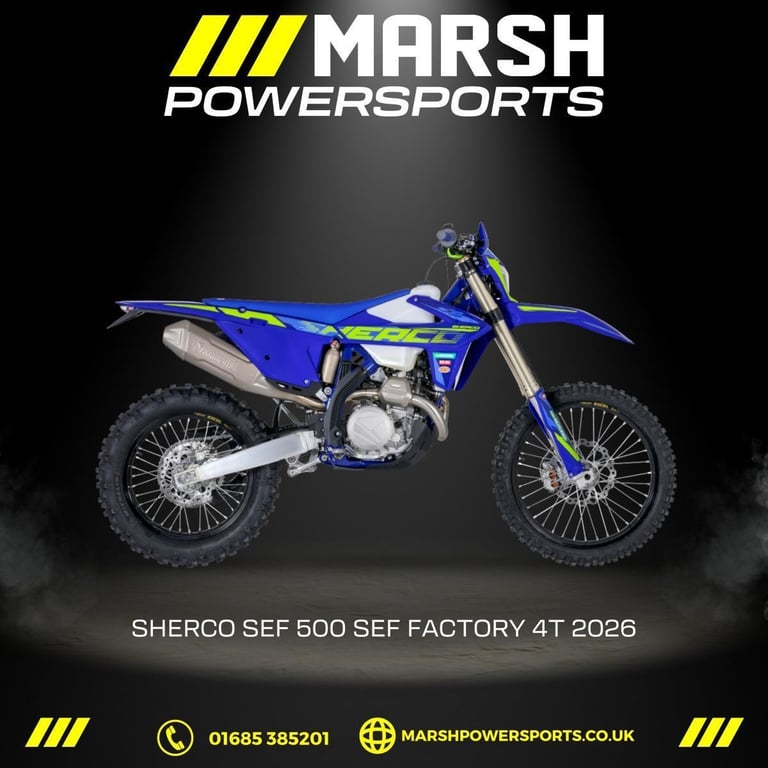image for Sherco 500 SEF Factory 4T 2026 - Sherco Main Dealer - Reserve NOW!