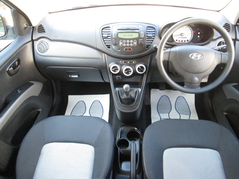 Hyundai i10 Classic. 2009. Silver. Just 12,000 miles. Service history. £35 tax. 