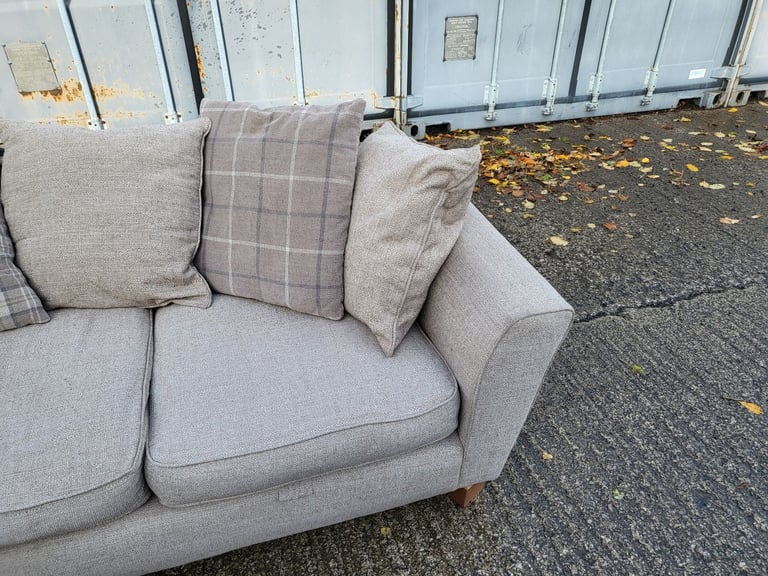 Beige corner sofa, free delivery 