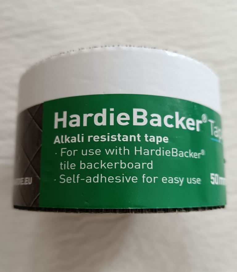 HardieBacker Tape x 1 Roll 50mm x 15mm Self Adhesive Alkali Resistant Tile With Hardie Backer Board 
