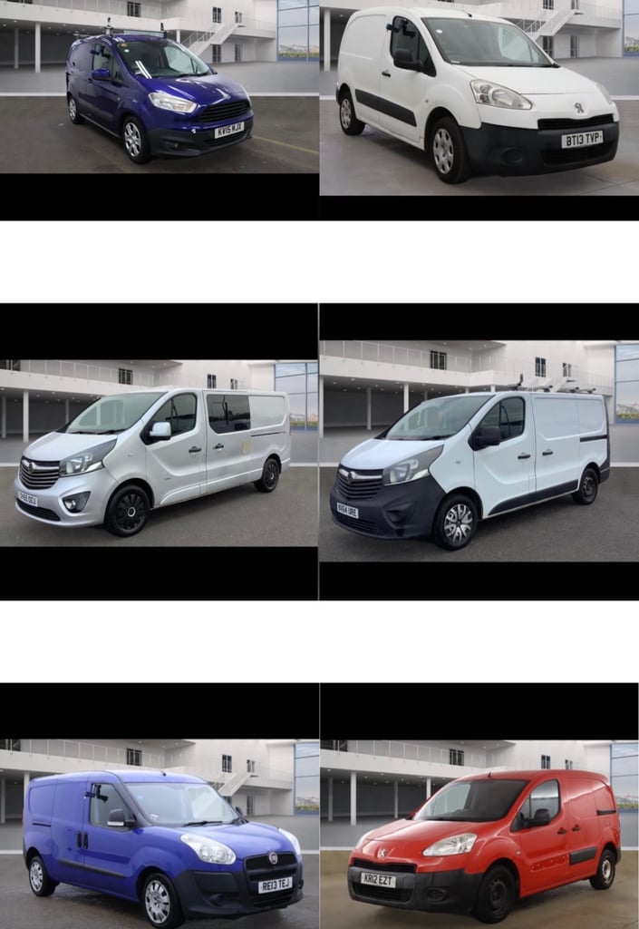 6 Vans For Sale, ALL have MOT & Run Perfectly!