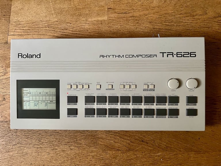 image for Roland TR-626 Drum machine with HKA ROM update TR-909, TR-808, Linn, DMX etc