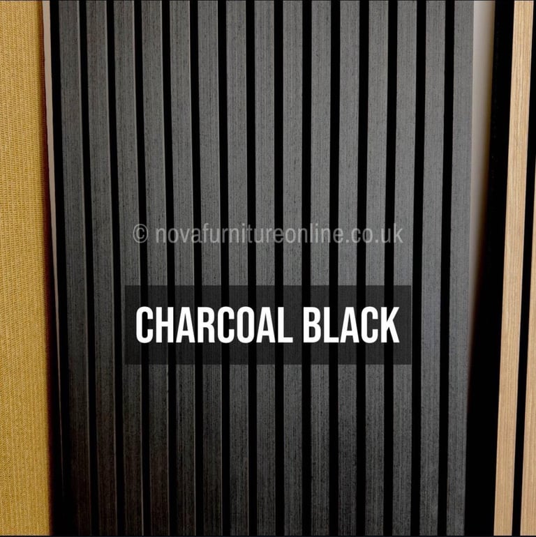 Acoustic slat wall panels 