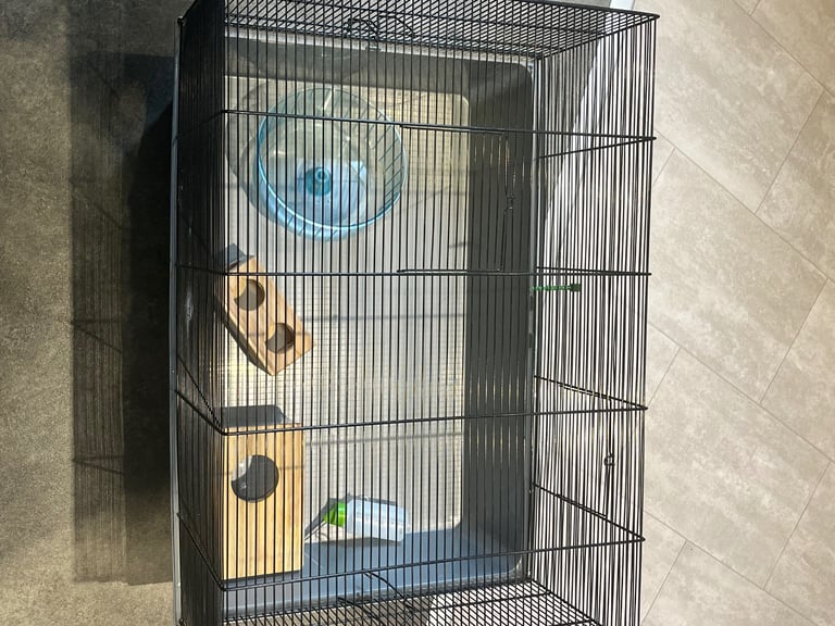 Hamster cage and accessories 
