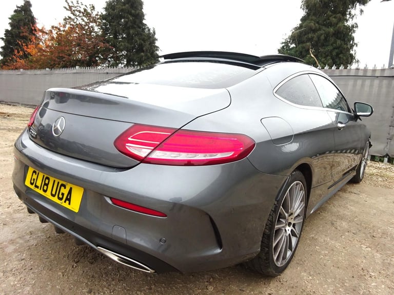 2018 18 REG MERCEDES BENZ C CLASS C200 AMG LINE PREMIUM AUTO DAMAGED SALVAGE
