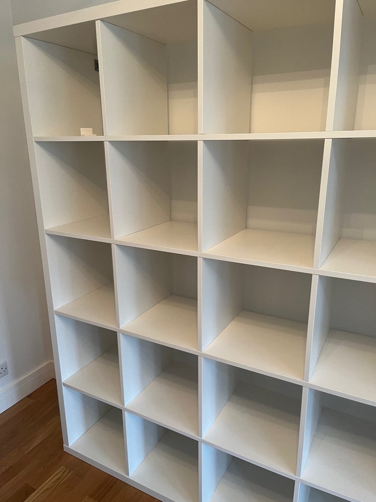 IKEA shelving unit Kallax range. 
