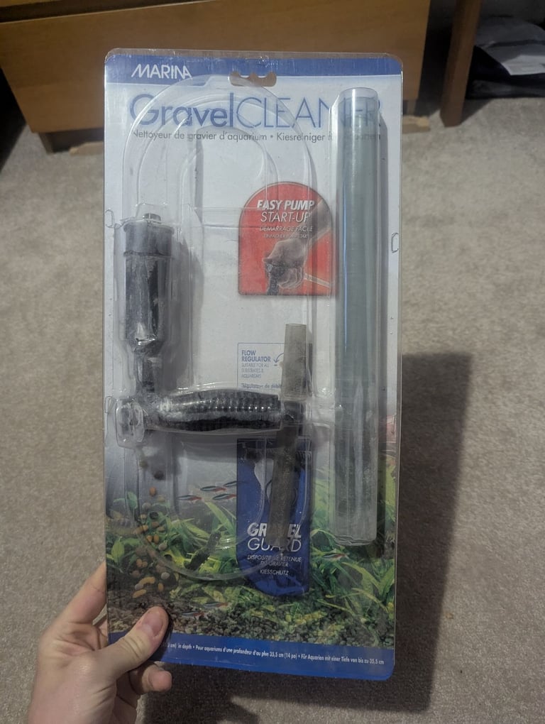 Aquarium/vivarium gravel cleaner 