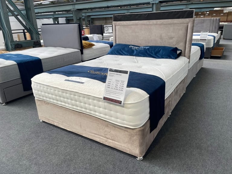 Stunning DIVAN 4FT6 Double Bed Base >> Mattress & Storage Included >> 20% Discount >> COD>>