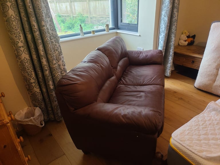 Leather sofas. 2 and 3 seat.