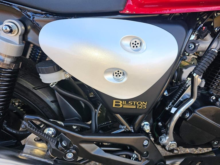 AJS BILSTON 125  2025 Petrol Manual in Red