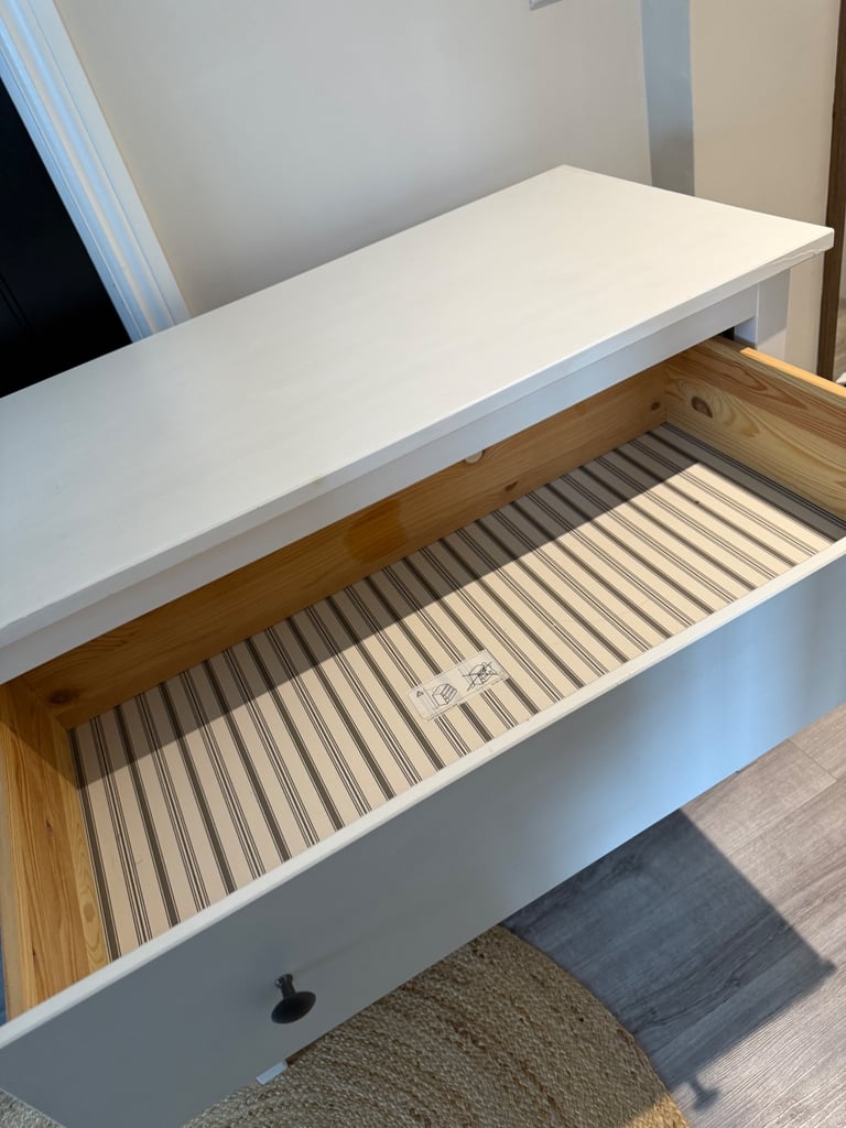 IKEA Hemnes chest of drawers white stain