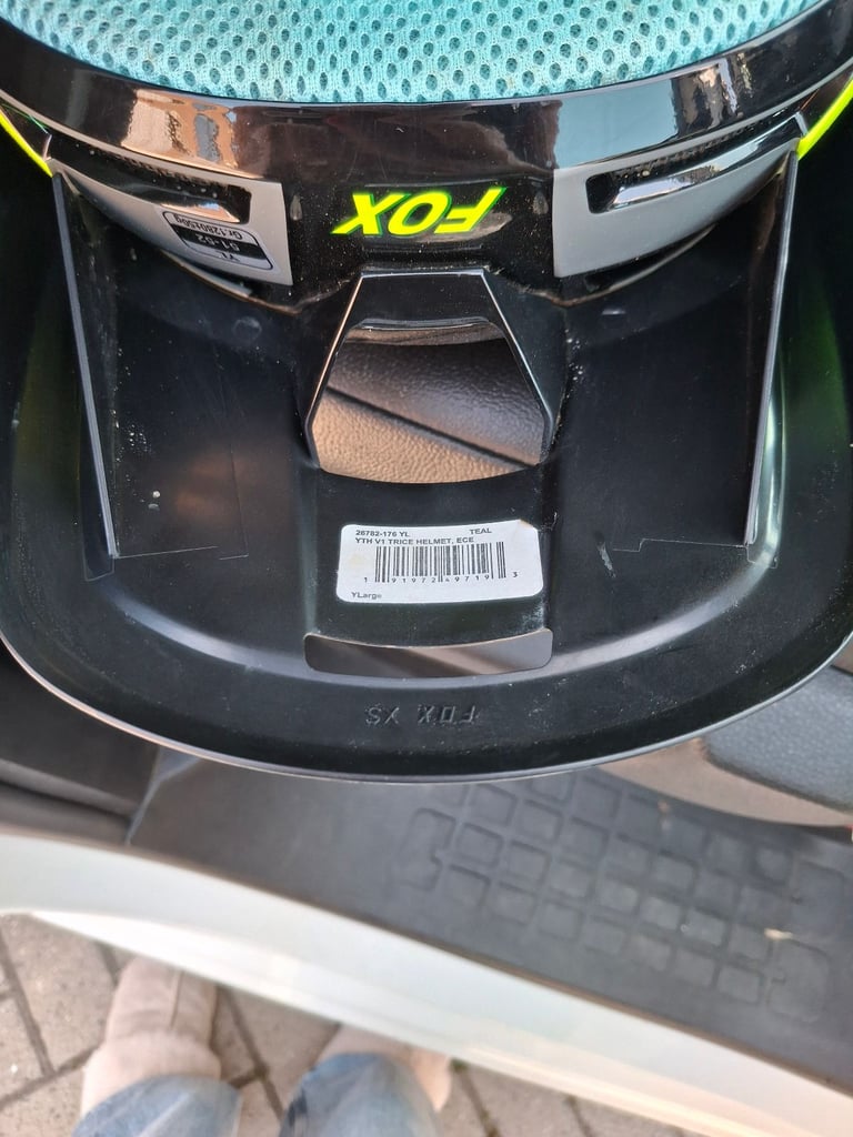 Fox motorbike helmet for child