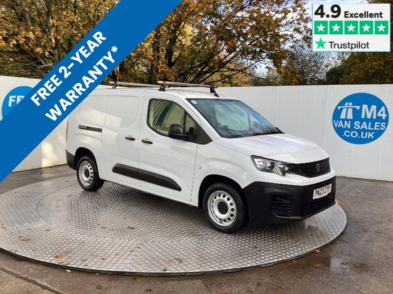 2023 Peugeot Partner BlueHDi 950 Professional Premium + LWB A/C Euro 6 LWB Panel Van Diesel Manual