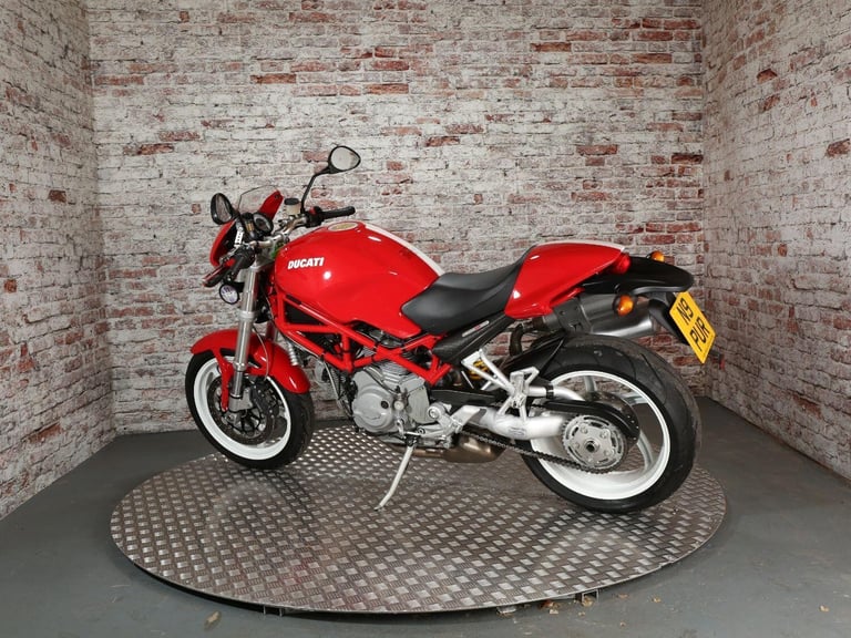 DUCATI MONSTER 1000 S2R 2006 Petrol Manual in Red