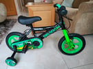 Pedal Pals Dragon bike with stabilisers 