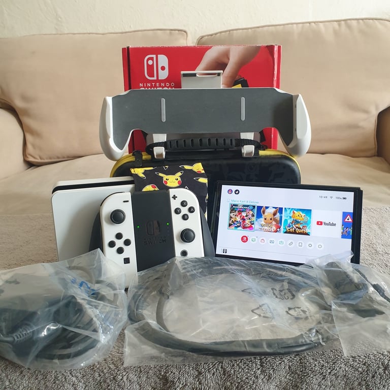 image for Nintendo Switch OLED 64GB - Boxed, Excellent Condition, Case, Accessories