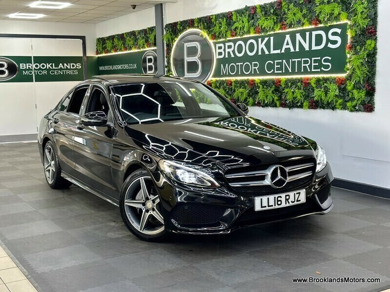 image for Mercedes C Class C220 D AMG LINE PREMIUM [9X SERVICES, LEATHER, HEATED SEATS &amp; P