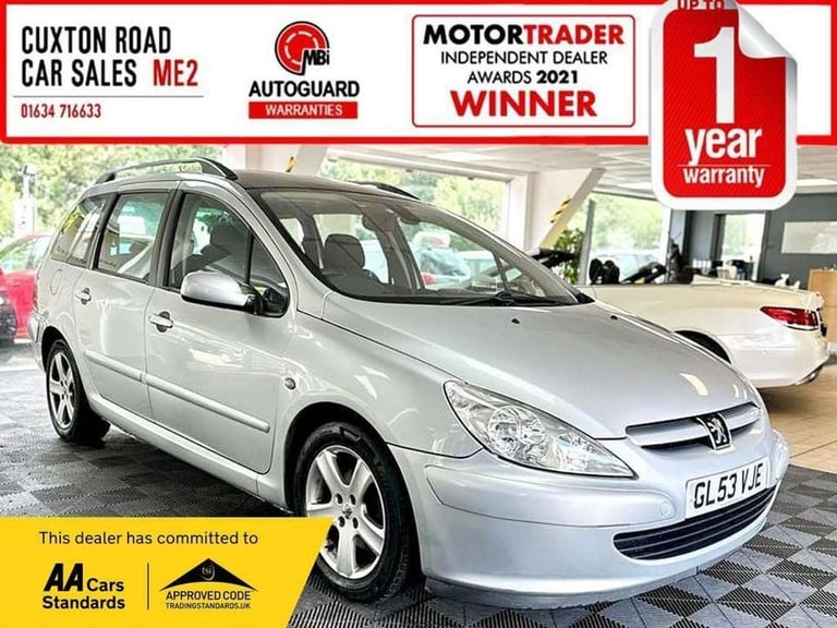2003 Peugeot 307 1.6 SE 16v 5 seats 5dr [AC] ESTATE PETROL Manual