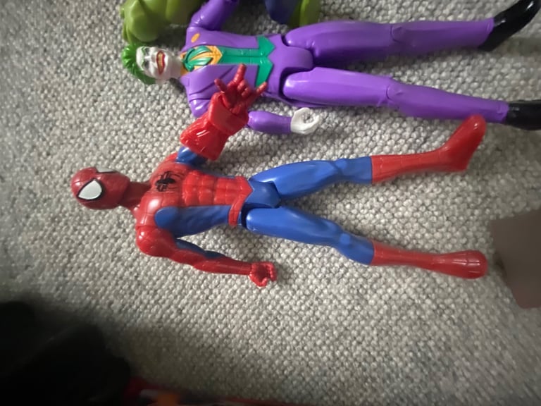 Marvel characters and Stretch Armstong