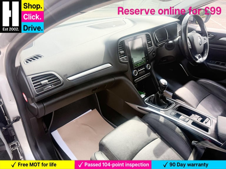 2016 Renault Megane 1.6 dCi Signature Nav Euro 6 (s/s) 5dr HATCHBACK Diesel Manual