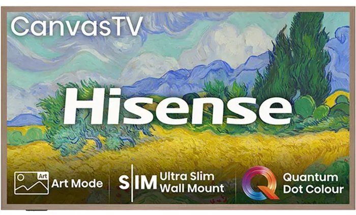 image for QUICK SALE!!! Hisense 55S7NQTUK Canvas TV 55 inch 4K Ultra HD HDR QLED TV